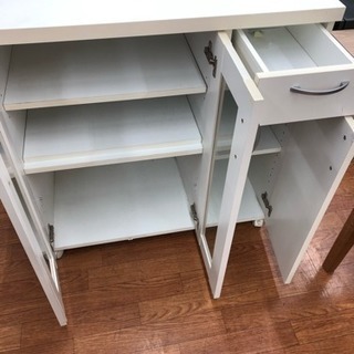 新生活応援！ キャビネット キャスター付の画像