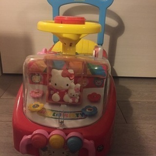 ハローキティ 手押し車 足蹴り乗用玩具