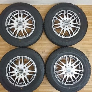 新古？スタッドレス ガリ無し13インチアルミ付 145/80R13 ワゴンR/タント/ラテ等 