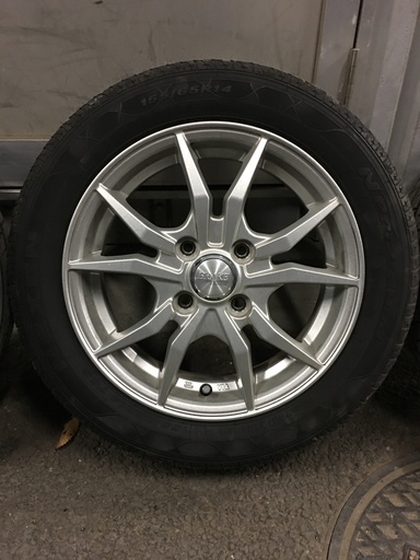 ﾎｲｰﾙﾀｲﾔSet155/65R14ﾜｺﾞﾝＲ等
