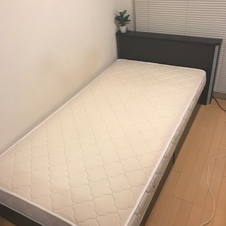 【収納付】シングルベッド ポケットコイル