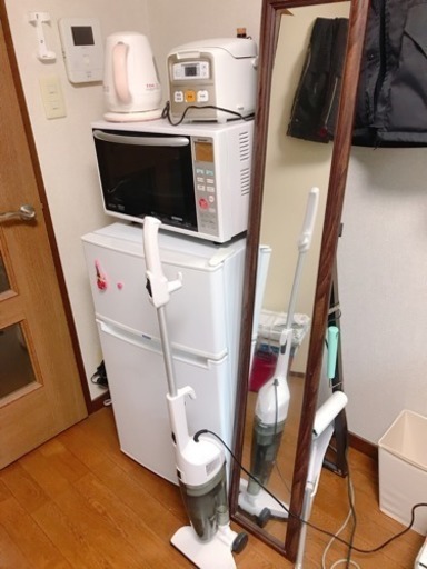 冷蔵庫、ティファールケトル、炊飯器、TV等