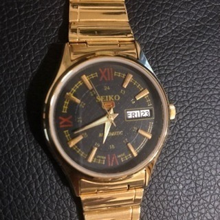 ヴィンテージ SEIKO 5 AUTOMATIC JAPAN MEN\'S DAY/DATE セイコー5 腕時計