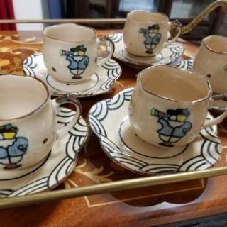 デミタスコーヒーカップ☕5客セットの画像