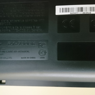 電子ピアノ CASIO カシオ PX-730BK 2011製 動作品の画像