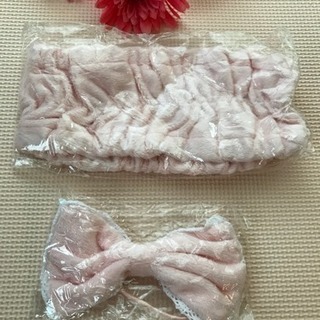 ★新品★ふわふわヘアバンド＆リボンゴム