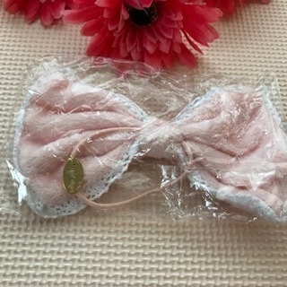 ★新品★ふわふわヘアバンド＆リボンゴムの画像