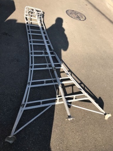 本宏製作所 アルミ製 造園脚立 寸法(約)閉じた状態 幅125×高さ250cm 耐荷重100kg