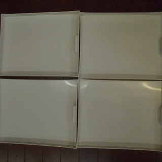 ４段レターケース 【岩崎工業 再生PP引き出しケース 薄型４段】 《約29×34.5×17.8㎝》 ◎オフホワイト系色◎ オフィスに最適!!シンプルでスマートな事務用品です☆彡 JM2619)【  取りに来られる方限定】の画像