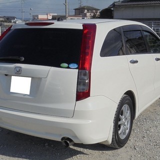 【車検：H32年4月迄】ストリーム（総額28万円）【ホワイトパール・ナビ・ETC・TV視聴可能・バックカメラ】※数台出品中！の画像