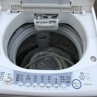 東芝 TOSHIBA 6㎏洗濯機 AW-60GA-Wの画像
