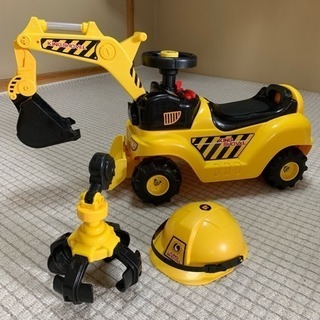再値下げ  ショベルカー  子供用  乗用玩具  車