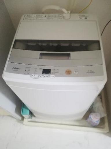 AQUA AQW-S45E(W)4.5キロ 値引きしました