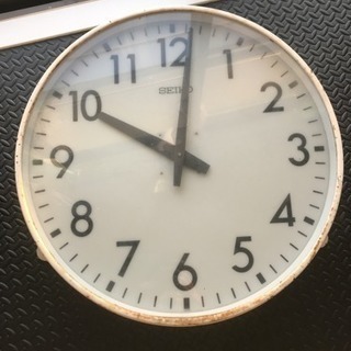 学校時計 校舎 大型 SEIKO ヴィンテージ