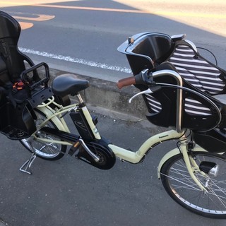電動自転車192パナソニックギュット20インチ クリーム