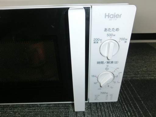 ★Ｈａｉｅｒ　ハイアール電子レンジ　ＪＭ－１７Ｆ－６０Ｈｚ専用品　美品　２０１６年製