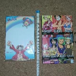ワンピース・鍵付き日記帳＆メモ帳♪