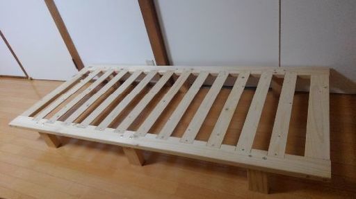 スノコベッドセミシングル取引済