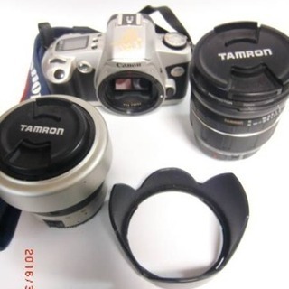 フィルムカメラ Canon EOS 28〜200タムロンレンズ付きの画像