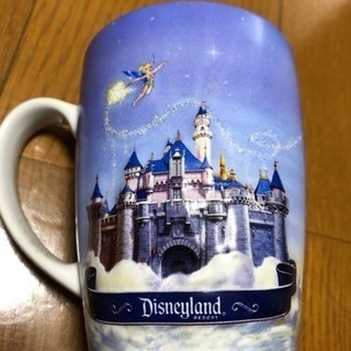 マグカップ 米国 ディズニーランドのシンデレラ城&ティンカーベル
