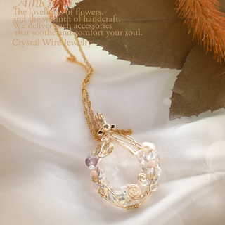 ワンランク上の天然石を使ったワイヤージュエリー作ろう♪In大阪豊中の画像