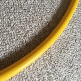 フラフープ 黄色 直径65㎝の画像