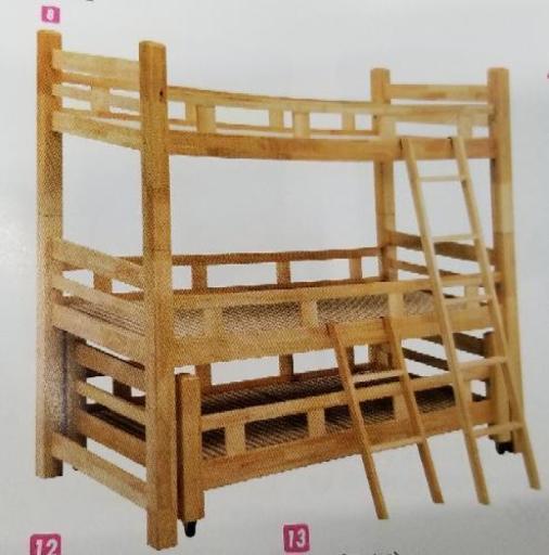 最終値下げ　親子ベッド(３段ベッド)スノコ仕様