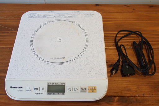 パナソニック(Panasonic) ＩＨ調理器 IHクッキングヒーター ホワイト KZ-PH31-W 2010年製