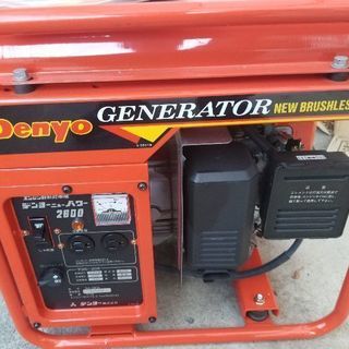 新品未使用　デンヨー発電機　ga-2600　エンジン発電機
