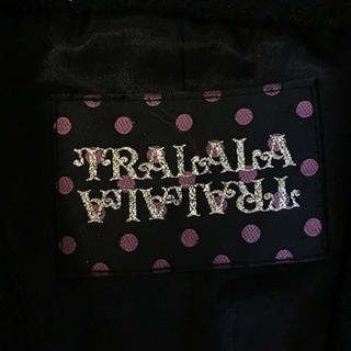 RALALA 黒 コート ラメでキラキラします。の画像