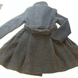 RALALA 黒 コート ラメでキラキラします。の画像