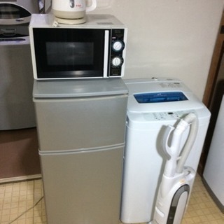 単身家電をまとめました、