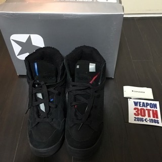ファセッタズム×コンバース ウエポン 黒 27cm