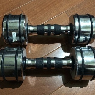 クロームダンベル 5キロ × 2つ