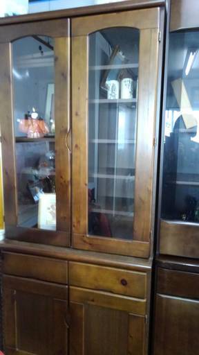 ほぼ新品食器棚（大川家具）5年前購入美品★