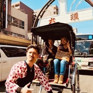 名古屋初、人力車の車夫募集です。の画像