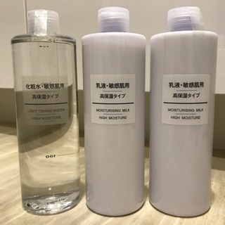 新品未使用 無印良品 化粧水 乳液 敏感肌用 高保湿タイプ スプ...
