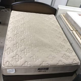 マットレス付き　分解　美品　たくさん収納 　ダブルベッド