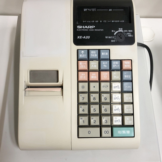 SHARP シャープ レジ 電子レジスター XE-A20 グレー 中古