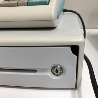 SHARP シャープ レジ 電子レジスター XE-A20 グレー 中古の画像