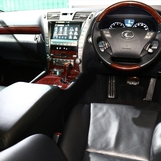 【車検２年付】  レクサス LS460 バージョンS Iパッケージ 社外アルミ/サスコン/本革/サンルーフ☆自社ローン・オートローン全国対応の画像