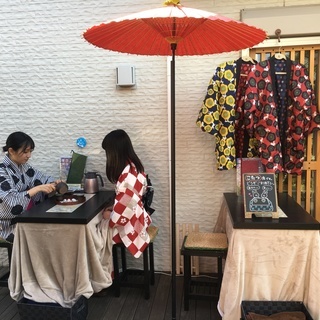 鎌倉 路地裏の小さな和カフェスタッフ【着物浴衣で働こう♪ 】の画像