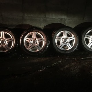 スタッドレスタイヤ ホイール付 PCD100 ４本セット