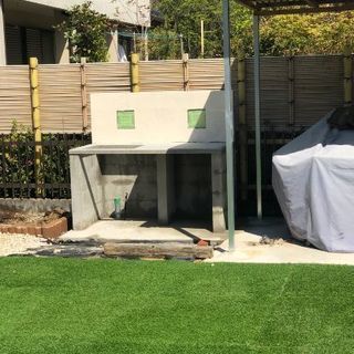 外構工事 ブロック積み