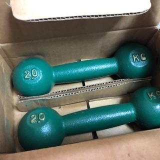 未使用 鉄アレイ 2kg x 2