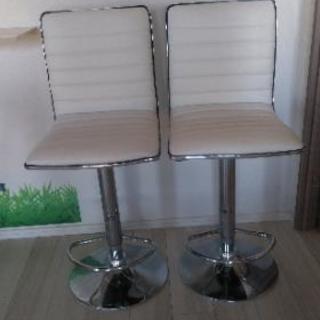 【値下げ】カウンターチェア2脚セットの画像