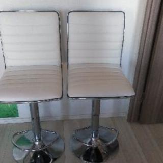 【値下げ】カウンターチェア2脚セットの画像