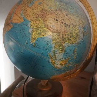 地球儀　ライト付き