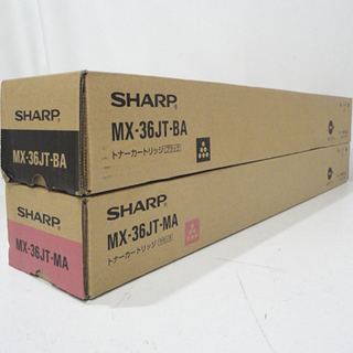 未使用 シャープ 純正トナーカートリッジ MX-36JT 2色セ...