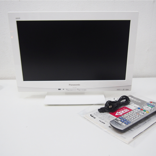 良品 Panasonic 19V型液晶テレビ 動作品 取説 リモコン B-CAS付 (AA72)